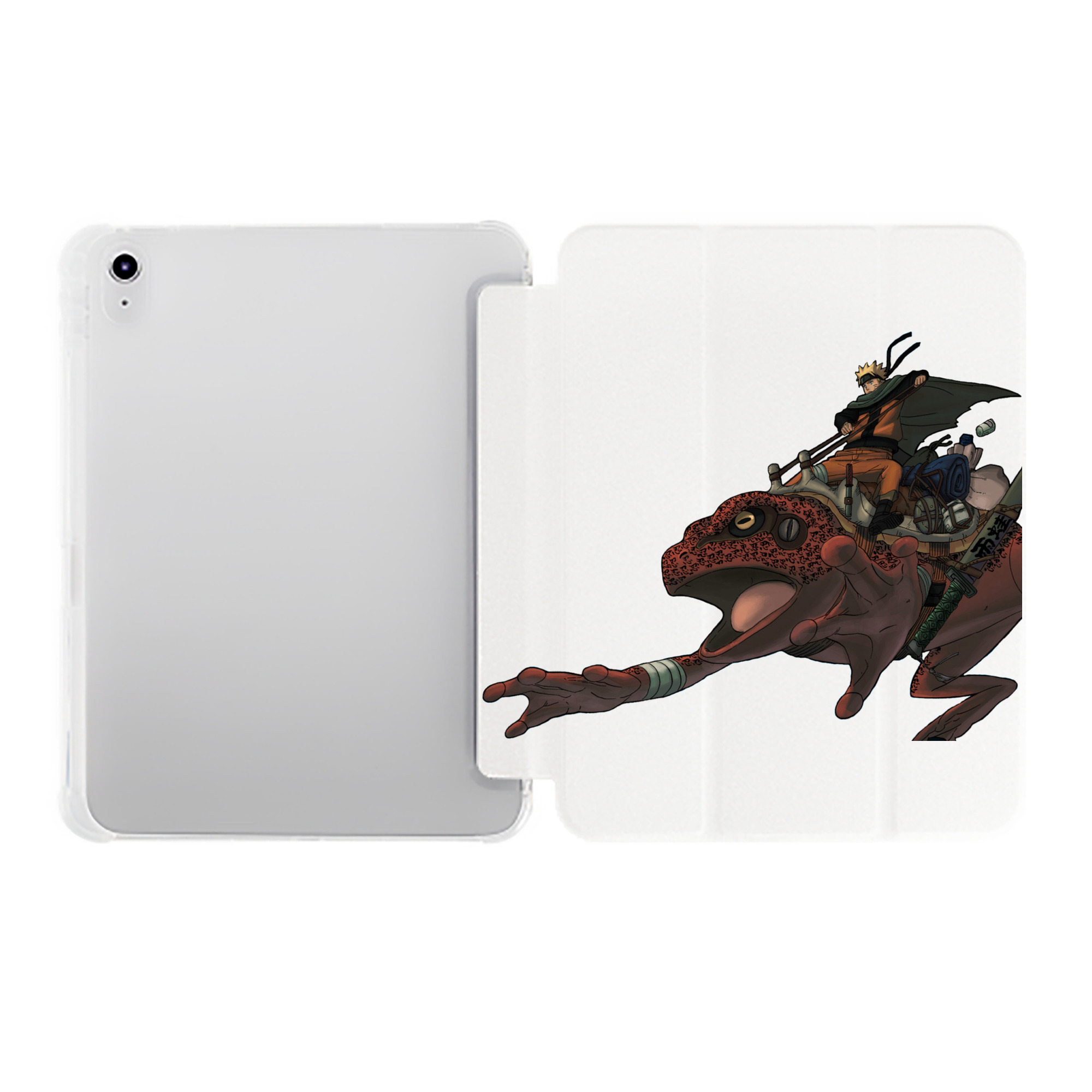 （画像用） NARUTO -ナルト- うずまき ナルト Uzumaki Naruto IPad ケース ペン収納付き 三つ折りスタンド PUレザー×シリコン 対応機種9.5/10.5/10.9インチ